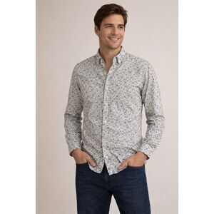 J.Crew Slim Untucked Floral Button Down Shirt Mens Small Flex